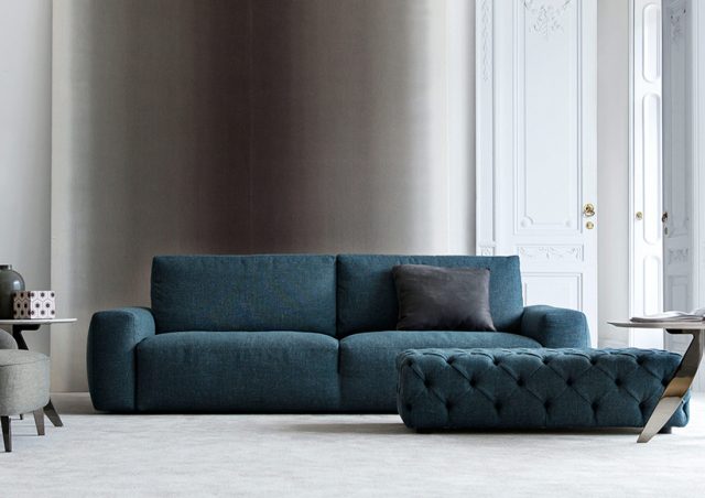 petrol blau sofa johnny aus stoff