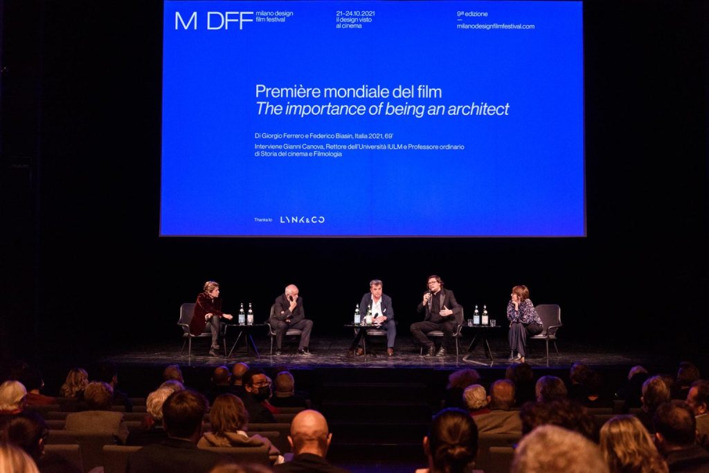 Talk "Weltpremiere von der Bedeutung des Architektenseins" – Milano Design Film Festival 2021